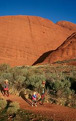 42-10-N    Walking in the Olgas, Red Centre.  &copy; ADAMS / HANSEN STOCK PHOTOS