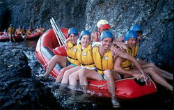 Whitewater rafters.  &copy; ADAMS / HANSEN STOCK PHOTOS