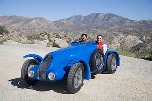 img_9529 Rare Type 59 GP Bugatti on the Palms-to-Pines Highway above Palm Springs, California. © ADAMS / HANSEN STOCK PHOTOS