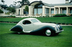 48-2A-D 1938 Talbot Lagot 23 Figoni et Falaschi coupe. © ADAMS / HANSEN STOCK PHOTOS