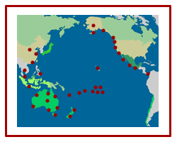 Elizabeth Hansen's Pacific Rim travels.