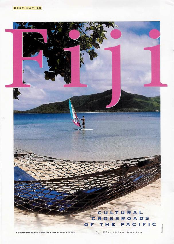 Elizabeth Hansen - Clips - Fiji--Cultural Crossroads of the Pacific page 1
