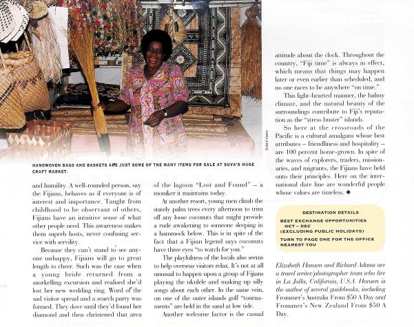 Elizabeth Hansen - Clips - Fiji--Cultural Crossroads of the Pacific page 4