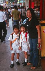 Hong Kong schoolkids.  &copy; ADAMS / HANSEN STOCK PHOTOS