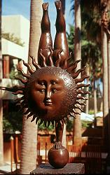 Sun sculpture.  &copy; ADAMS / HANSEN STOCK PHOTOS