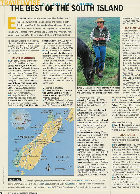 Elizabeth Hansen Clip - Travelwise New Zealand, page 1