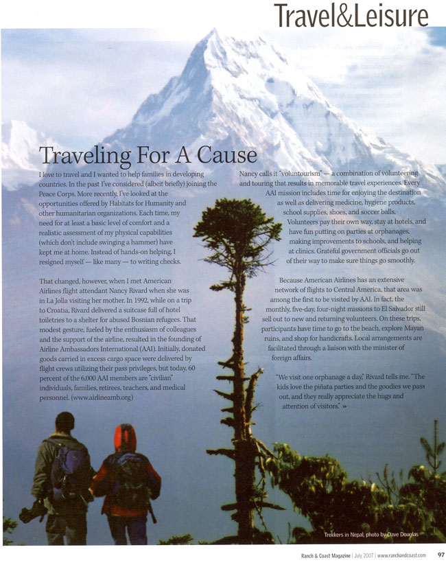 Elizabeth Hansen Writing Clip: Traveling For A Cause
