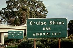 Freeway signs, San Diego.  &copy; ADAMS / HANSEN STOCK PHOTOS