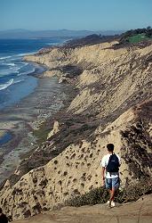 Overlooking Black's Beach, La Jolla.  &copy; ADAMS / HANSEN STOCK PHOTOS