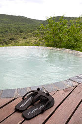 "Tread Lightly" Flip flops, Phinda Rock Lodge, South Africa. © ADAMS / HANSEN STOCK PHOTOS