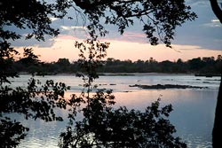 44A_IMG_217  Sunset on the Zambezi River.    &copy; ADAMS / HANSEN STOCK PHOTOS