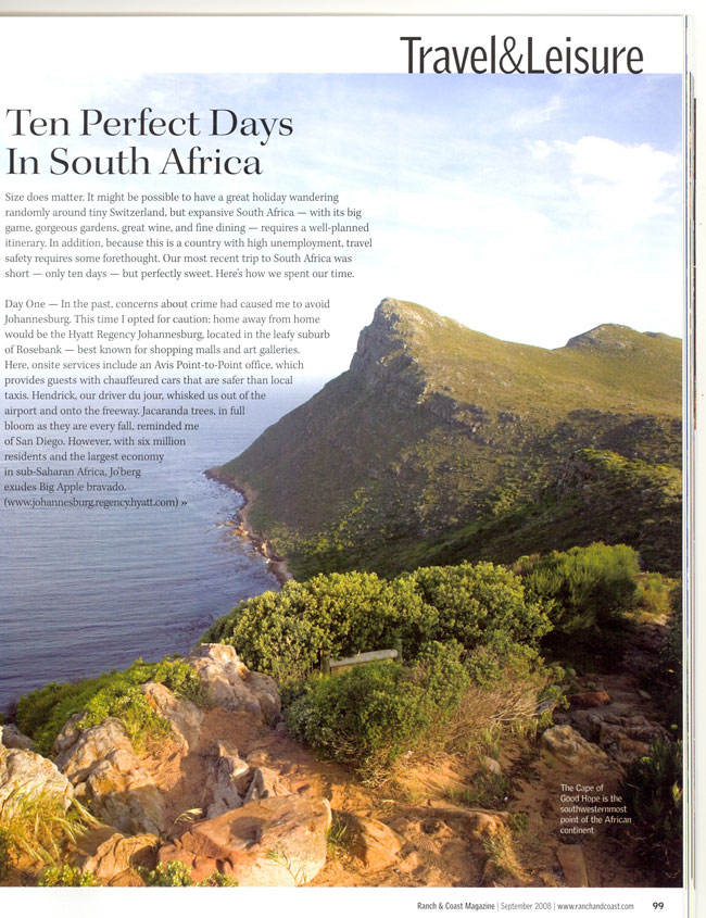 Elizabeth Hansen - Clips - Ten Perfect Days in South Africa