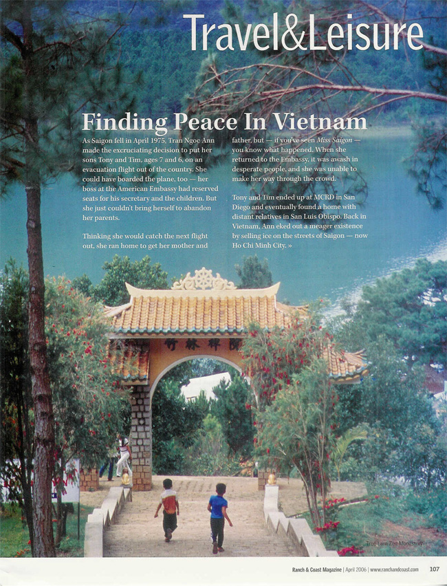 Elizabeth Hansen Writing Clip: Finding Peace in Vietnam