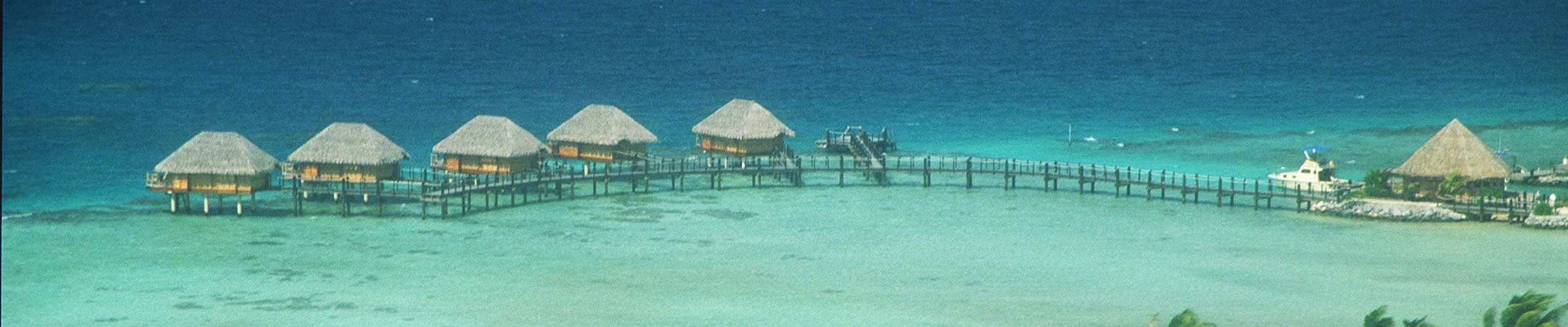 Bora Bora Chalets over the lagoon