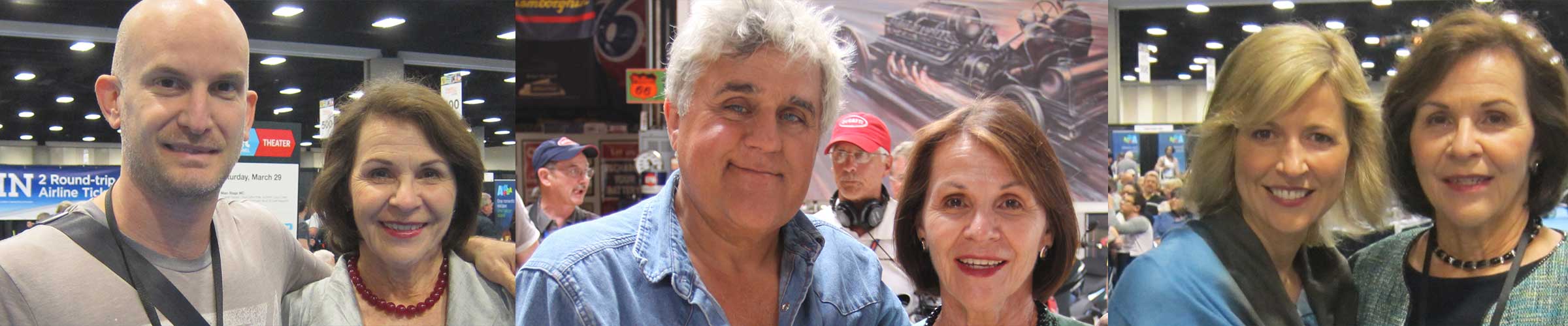 Elizabeth with Jay Leno